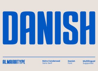 Danish Font preview image 1