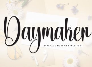 Daymaker Font preview image 1