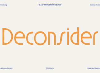 Deconsider – Cafe Display Font preview image 1