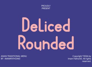 Deliced Rounded Font preview image 1