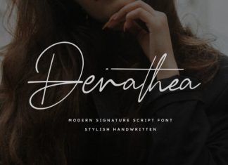 Derathea Font preview image 1