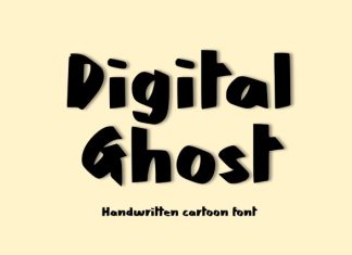 Digital Ghost Font preview image 2