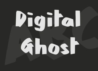 Digital Ghost Font preview image 1
