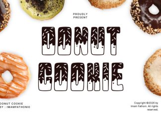 Donut Cookie Font preview image 1