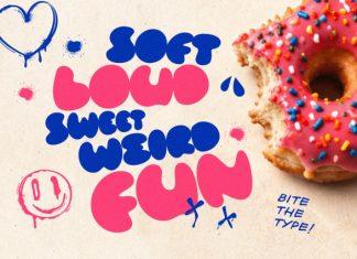 Donut Punk Font preview image 3