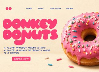 Donut Punk Font preview image 2