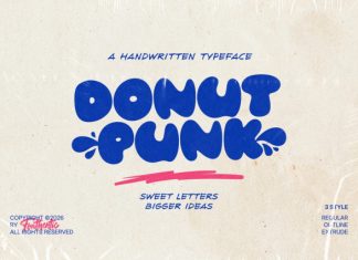 Donut Punk Font preview image 1
