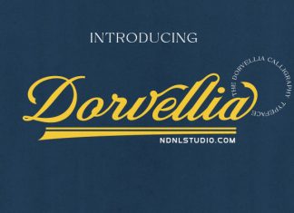 Dorvellia – Calligraphy Font preview image 1
