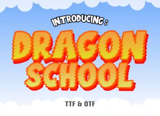 Dragon School Font preview image 1