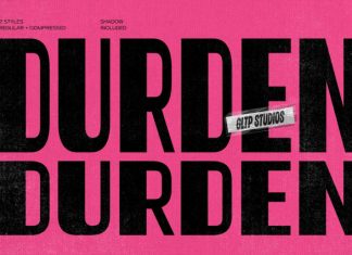 Durden Font preview image 1