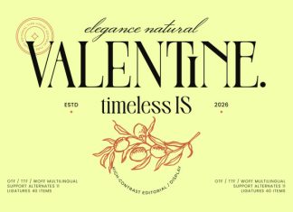Valentine Font preview image 1