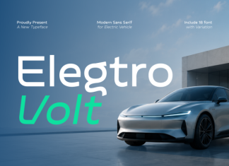 Elegtro Volt – Modern Sans for EV Font preview image 1