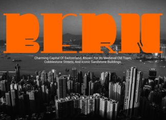 Elviro Block Font preview image 2