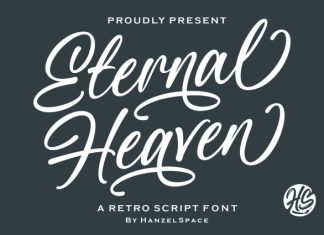 Eternal Heaven – Retro Script Font preview image 1