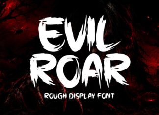 Evil Roar Font preview image 1