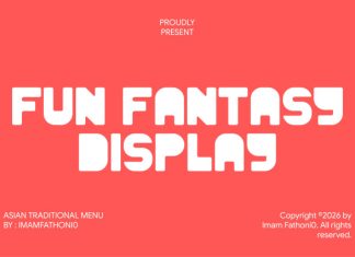 FUN FANTASY DISPLAY FONT preview image 1