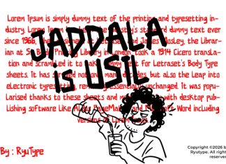 JADDALA HANDWRITTEN DISPLAY Font preview image 3