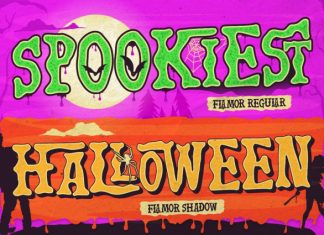 Flamor – Spooky Halloween Font preview image 3