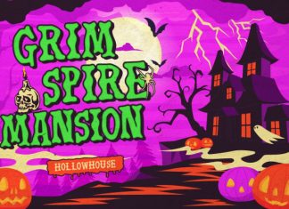 Flamor – Spooky Halloween Font preview image 2