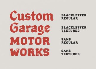 Forge Garage Font preview image 3