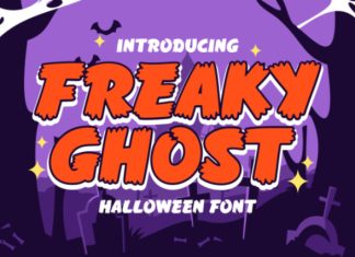 Freaky Ghost Font preview image 1