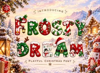 Frosty Dream Font preview image 1