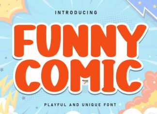 Funny Comic Font preview image 1