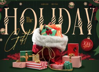 Garoland – Christmas Display Serif Font preview image 2