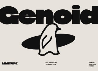 Genoid – Bold Display Font preview image 1