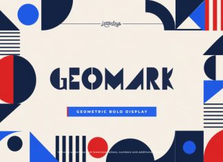 Geomark Bold Geometric Display Font preview image 1