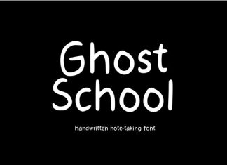 Ghost School Font preview image 1