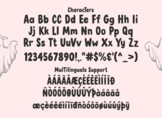 Ghostie Bubbles Font preview image 3