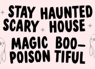 Ghostie Bubbles Font preview image 2