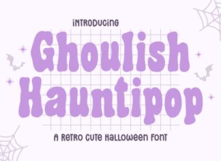 Ghoulish Hauntipop Font preview image 1