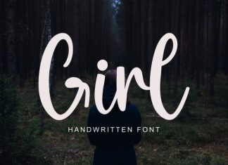 Girl Handwritten Script Font preview image 1