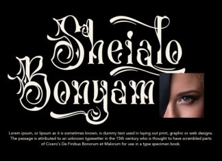 Glorivane – Victorian Display Font preview image 3