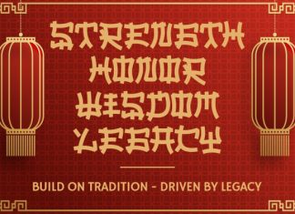 Golden Dynasty Font preview image 3