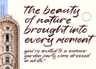 Golden Petals – Brush Font Calligraphy preview image 2
