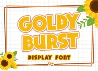Goldy Burst Font preview image 1