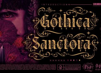 Gothica Sanctora Font preview image 1
