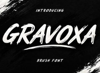 Gravoxa Font preview image 1