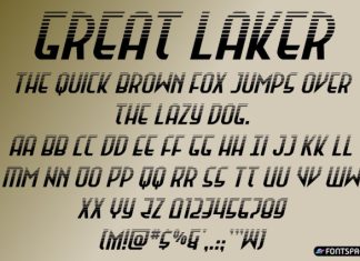 Great Laker Font preview image 3