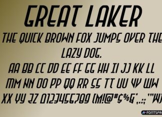 Great Laker Font preview image 2