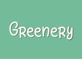 Greenery Font preview image 1