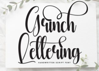 Grinch Lettering Font preview image 1