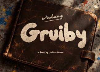 Gruiby Font preview image 1