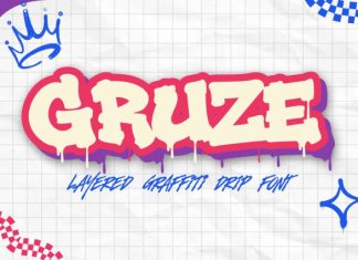 Gruze Font preview image 1