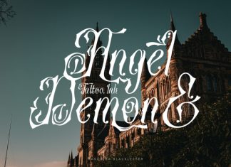 Hakorida – Blackletter Font preview image 2