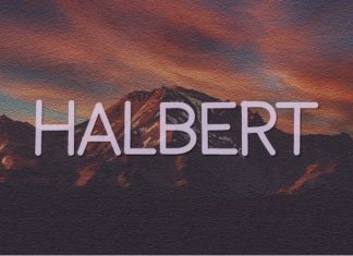 Halbert Font preview image 1
