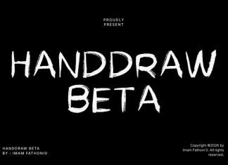 HandDraw Beta Font preview image 1